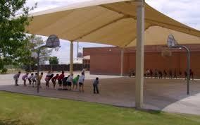 Basketball-court-shade-structure