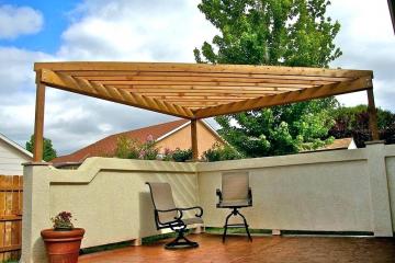 Wooden-Triangular-Pergola